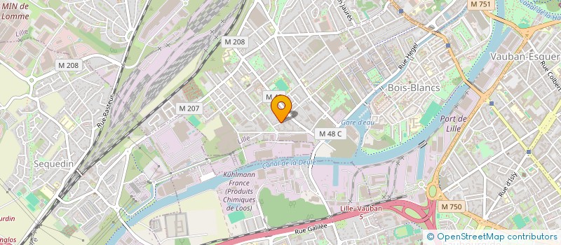 localisation de l'entreprise MONSIEUR JEAN FRANCOIS LEFEBVRE à LILLE