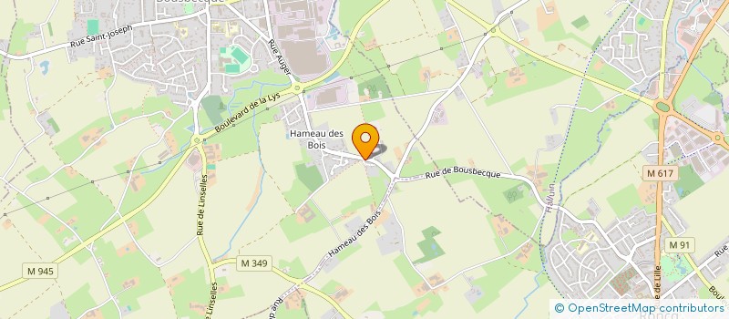 localisation de l'entreprise MONSIEUR JEAN-FRANCOIS LEFEBVRE  BOUSBECQUE