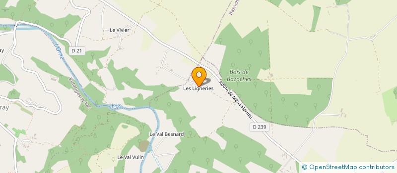 localisation de l'entreprise MONSIEUR JEAN-FRANCOIS LEFEVRE à PUTANGES-LE-LAC