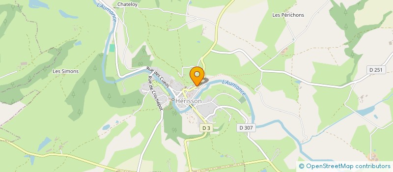 localisation de l'entreprise MONSIEUR JEAN-FRANCOIS LEFRANC à HERISSON