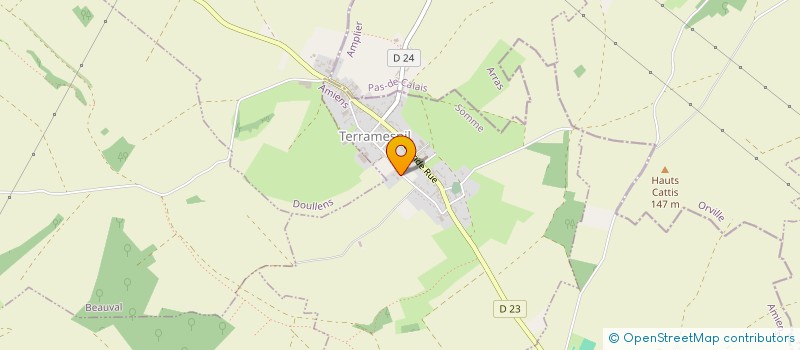 localisation de l'entreprise MONSIEUR JEAN-FRANCOIS LELEU  TERRAMESNIL