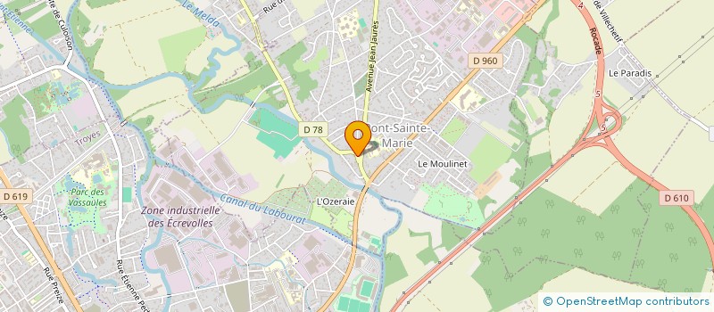 localisation de l'entreprise MONSIEUR JEAN-FRANCOIS LEMAIRE  PONT-SAINTE-MARIE