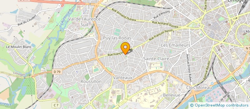 localisation de l'entreprise MONSIEUR JEAN-FRANCOIS LENAIN à LIMOGES