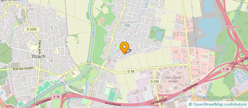 localisation de l'entreprise MONSIEUR JEAN-FRANCOIS LENET  SAUSHEIM