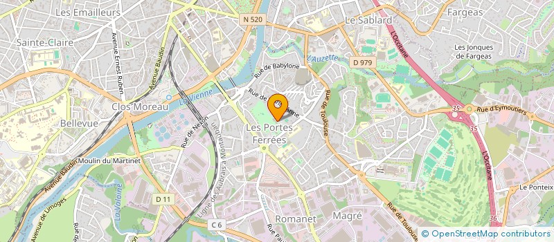 localisation de l'entreprise MONSIEUR JEAN FRANCOIS LENOIR à LIMOGES