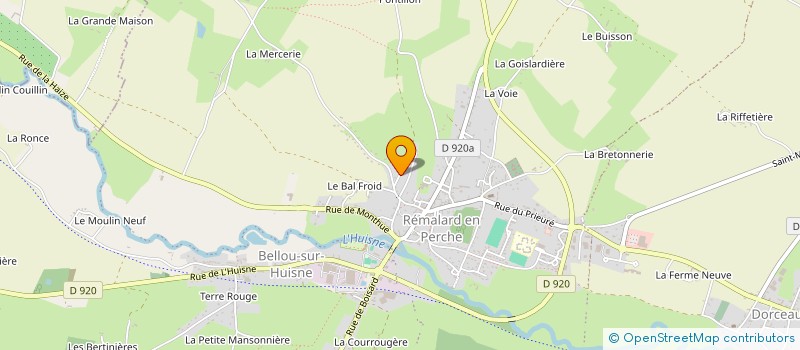 localisation de l'entreprise MONSIEUR JEAN FRANCOIS LEROUX à COUR-MAUGIS SUR HUISNE