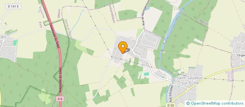 localisation de l'entreprise MONSIEUR JEAN-FRANCOIS LESCAT  SAINT-SAUVEUR-SUR-ECOLE