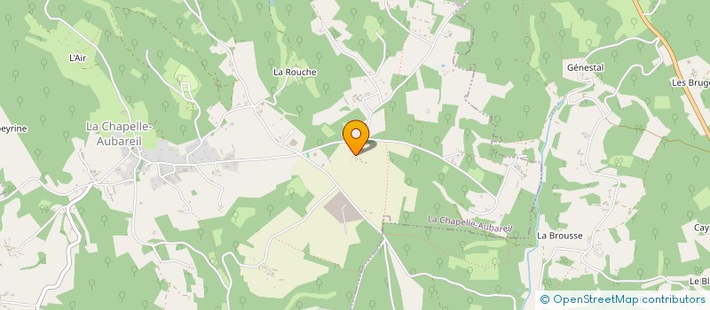 localisation de l'entreprise MONSIEUR JEAN-FRANCOIS LESVIGNE  LA CHAPELLE AUBAREIL