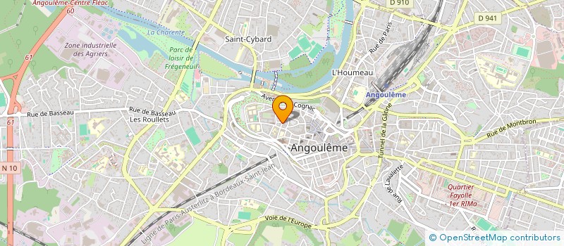 localisation de l'entreprise MONSIEUR JEAN FRANCOIS LETICEE à ANGOULEME
