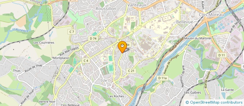 localisation de l'entreprise MONSIEUR JEAN-FRANCOIS LEYSSENE  ISLE