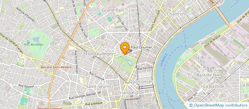 localisation de l'entreprise MONSIEUR JEAN-FRANCOIS LHERETE  BORDEAUX