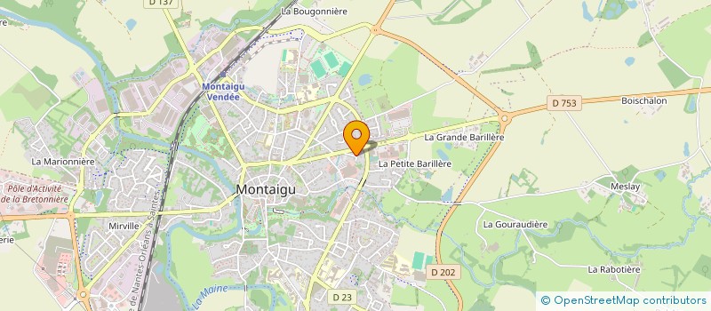 localisation de l'entreprise MONSIEUR JEAN-FRANCOIS LIEBAUT  MONTAIGU-VENDEE