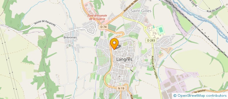 localisation de l'entreprise MONSIEUR JEAN-FRANCOIS LODIER à LANGRES