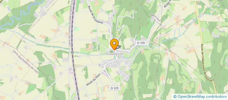 localisation de l'entreprise MONSIEUR JEAN-FRANCOIS LOMBARD  SAINT-BARTHELEMY-DE-VALS