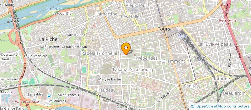 localisation de l'entreprise MONSIEUR JEAN-FRANCOIS LOURMIERE  TOURS