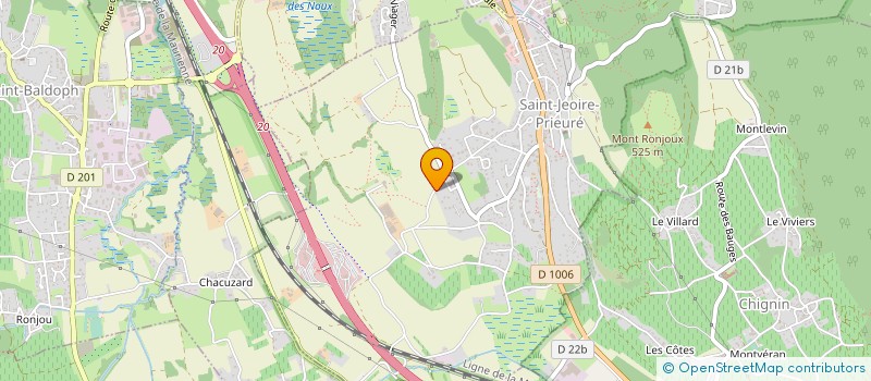 localisation de l'entreprise MONSIEUR JEAN FRANCOIS LUCIEN  SAINT-JEOIRE-PRIEURE