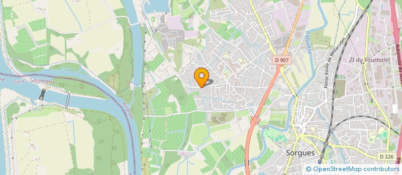 localisation de l'entreprise MONSIEUR JEAN-FRANCOIS M'SA  SORGUES