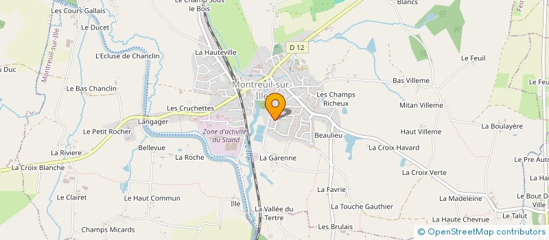 localisation de l'entreprise MONSIEUR JEAN-FRANCOIS MAINFRAY à MONTREUIL-SUR-ILLE