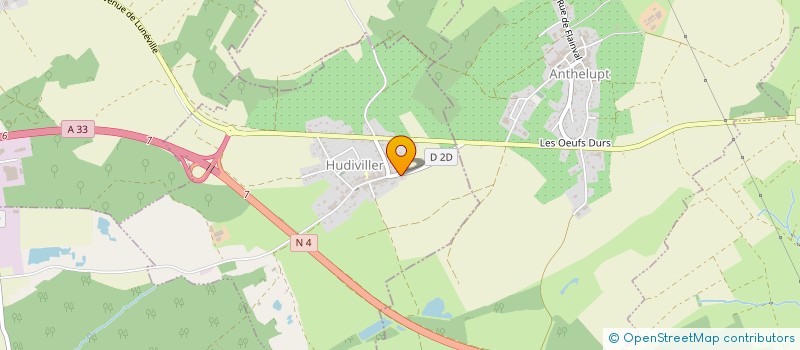 localisation de l'entreprise MONSIEUR JEAN-FRANCOIS MALLEGOL  HUDIVILLER