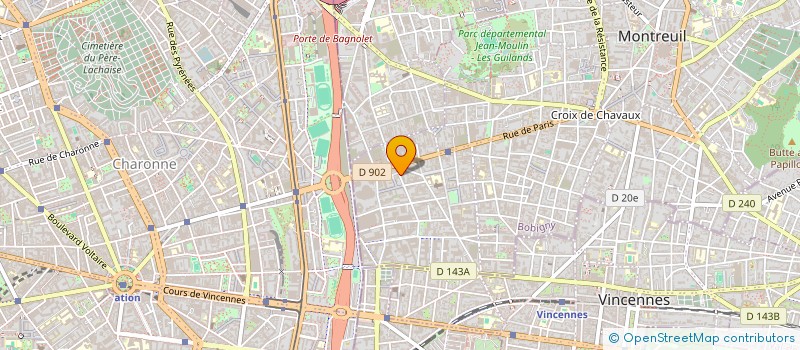 localisation de l'entreprise MONSIEUR JEAN FRANCOIS MANGIN à MONTREUIL