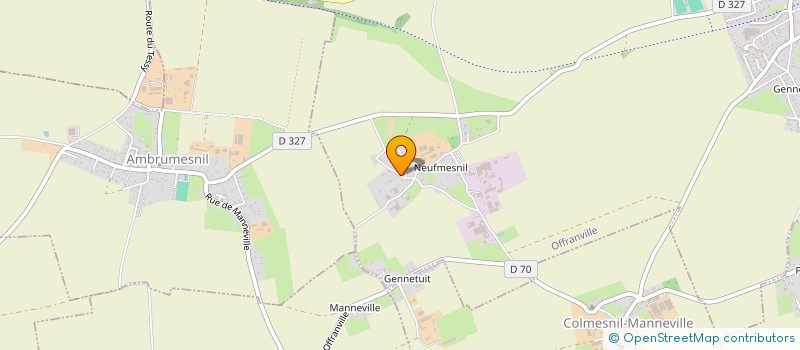 localisation de l'entreprise MONSIEUR JEAN FRANCOIS MANNEVILLE  TOURVILLE-SUR-ARQUES