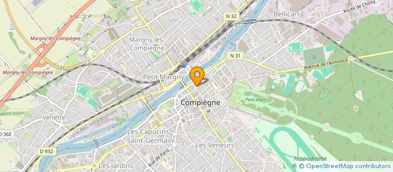 localisation de l'entreprise MONSIEUR JEAN-FRANCOIS MARCHAND à COMPIEGNE