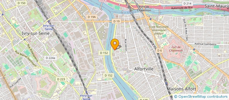 localisation de l'entreprise MONSIEUR JEAN-FRANCOIS MARIE MOREL  ALFORTVILLE