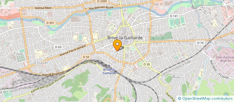 localisation de l'entreprise MONSIEUR JEAN-FRANCOIS MARTAILLE à BRIVE-LA-GAILLARDE