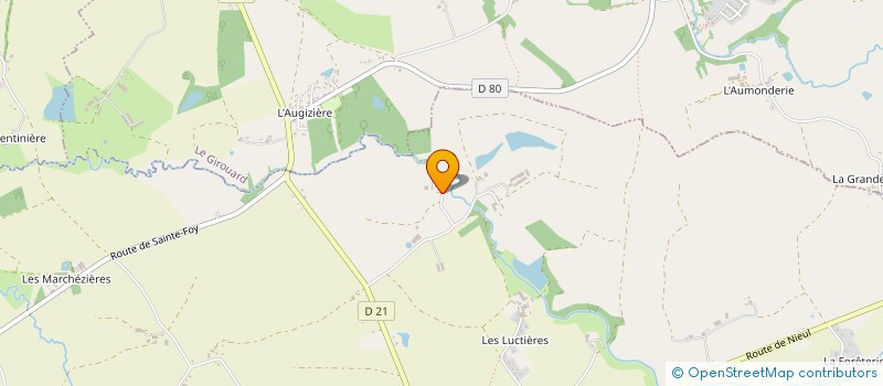 localisation de l'entreprise MONSIEUR JEAN-FRANCOIS MARTIN à GROSBREUIL