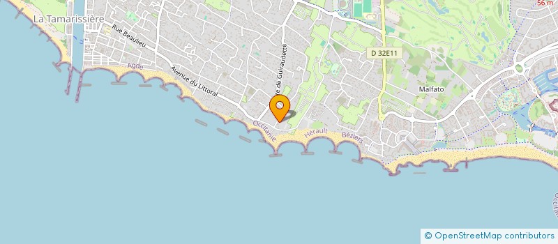 localisation de l'entreprise MONSIEUR JEAN FRANCOIS MARTIN  AGDE