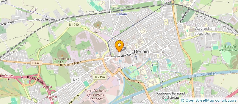 localisation de l'entreprise MONSIEUR JEAN-FRANCOIS MARTINACHE  DENAIN