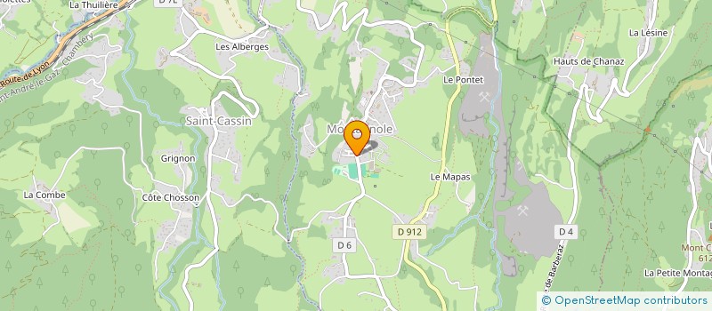 localisation de l'entreprise MONSIEUR JEAN-FRANCOIS MARTINEZ  MONTAGNOLE