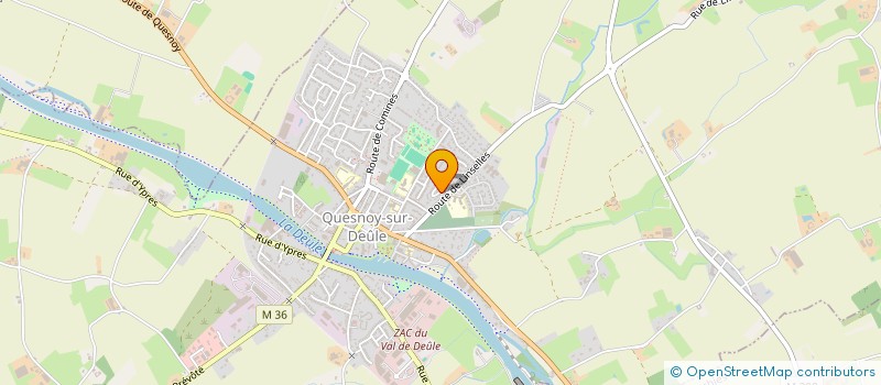 localisation de l'entreprise MONSIEUR JEAN-FRANCOIS MASCLIN à QUESNOY-SUR-DEULE