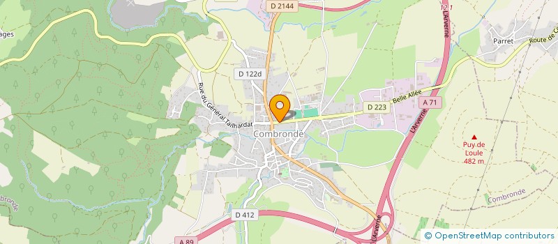 localisation de l'entreprise MONSIEUR JEAN-FRANCOIS MASSART  COMBRONDE