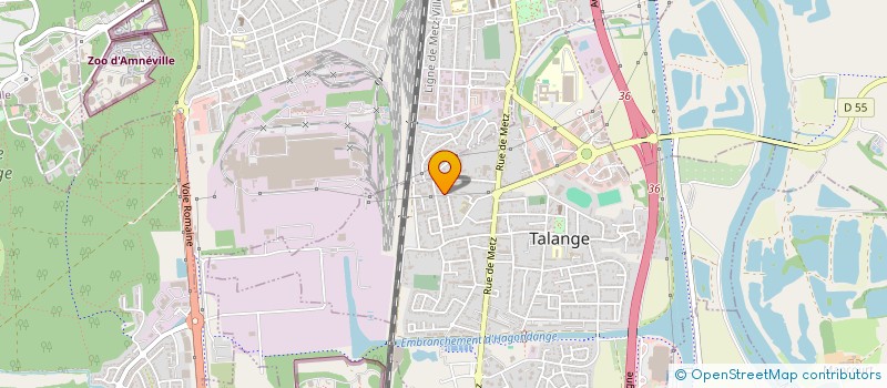 localisation de l'entreprise MONSIEUR JEAN FRANCOIS MATHIS  TALANGE