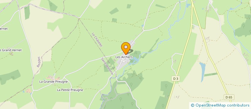 localisation de l'entreprise MONSIEUR JEAN-FRANCOIS MATTEUDI  LE CHATELET