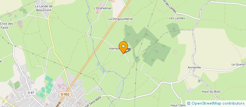 localisation de l'entreprise MONSIEUR JEAN-FRANCOIS MAUGER  TAMERVILLE