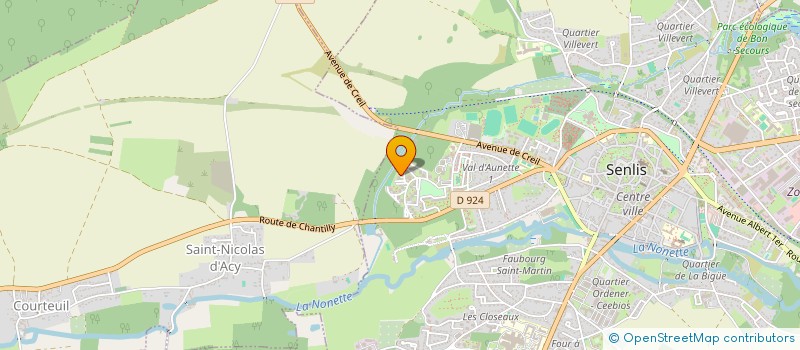 localisation de l'entreprise MONSIEUR JEAN-FRANCOIS MAURY  SENLIS