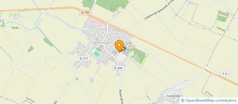 localisation de l'entreprise MONSIEUR JEAN-FRANCOIS MAUZET  SEMUSSAC