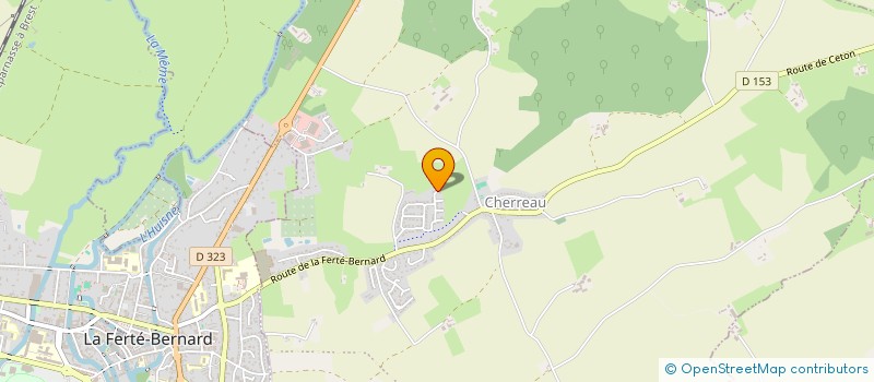 localisation de l'entreprise MONSIEUR JEAN-FRANCOIS MAZET  CHERRE-AU