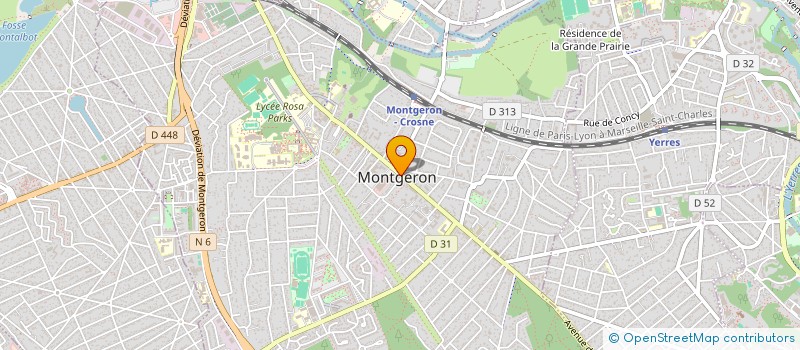 localisation de l'entreprise MONSIEUR JEAN-FRANCOIS MECQUESSE  MONTGERON