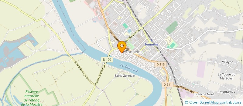 localisation de l'entreprise MONSIEUR JEAN FRANCOIS MELGAR  TONNEINS