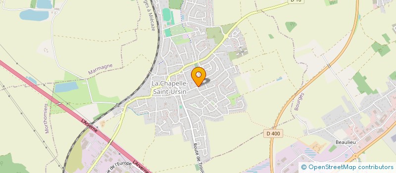 localisation de l'entreprise MONSIEUR JEAN-FRANCOIS MELLADO  LA CHAPELLE-SAINT-URSIN