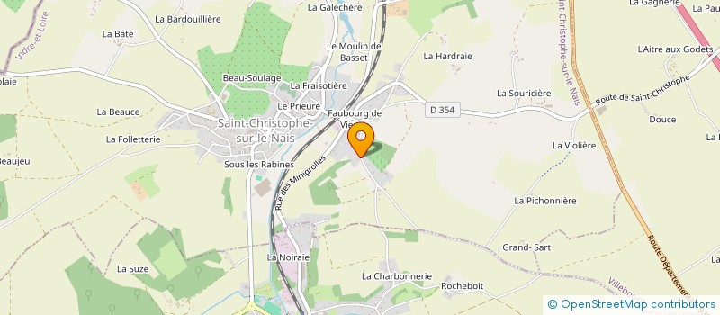 localisation de l'entreprise MONSIEUR JEAN-FRANCOIS MENARD à SAINT-CHRISTOPHE-SUR-LE-NAIS