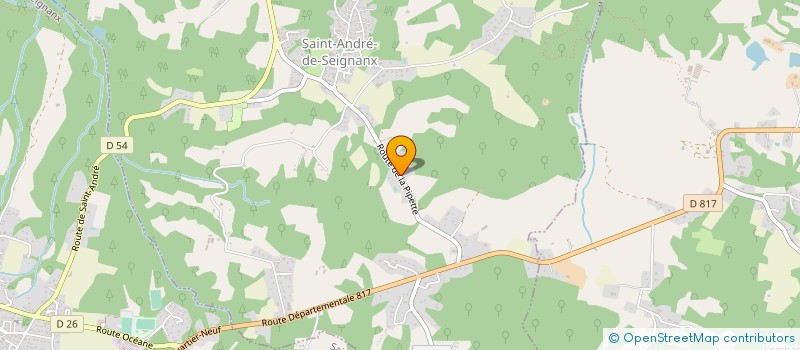 localisation de l'entreprise MONSIEUR JEAN-FRANCOIS MENDIBOURE  SAINT-ANDRE-DE-SEIGNANX