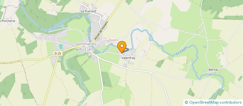 localisation de l'entreprise MONSIEUR JEAN-FRANCOIS MESNARD  SOMMIERES-DU-CLAIN