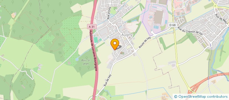 localisation de l'entreprise MONSIEUR JEAN-FRANCOIS MESTRE  AUGNY