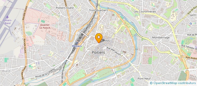 localisation de l'entreprise MONSIEUR JEAN-FRANCOIS METAIS à POITIERS