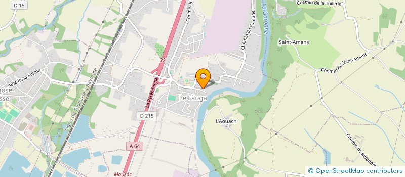 localisation de l'entreprise MONSIEUR JEAN-FRANCOIS MICHEL  LE FAUGA