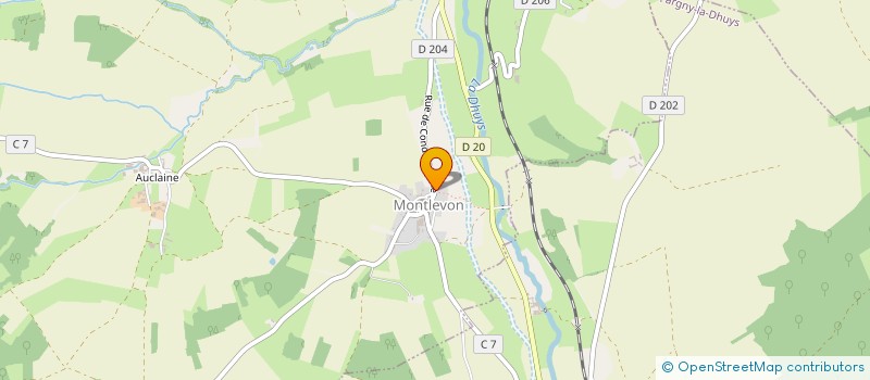 localisation de l'entreprise MONSIEUR JEAN-FRANCOIS MILLAN  MONTLEVON